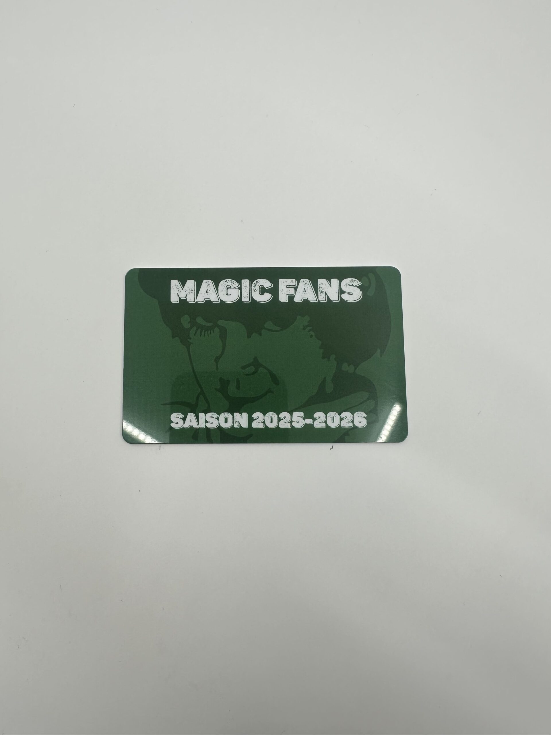 Carte PVC magic Fans 