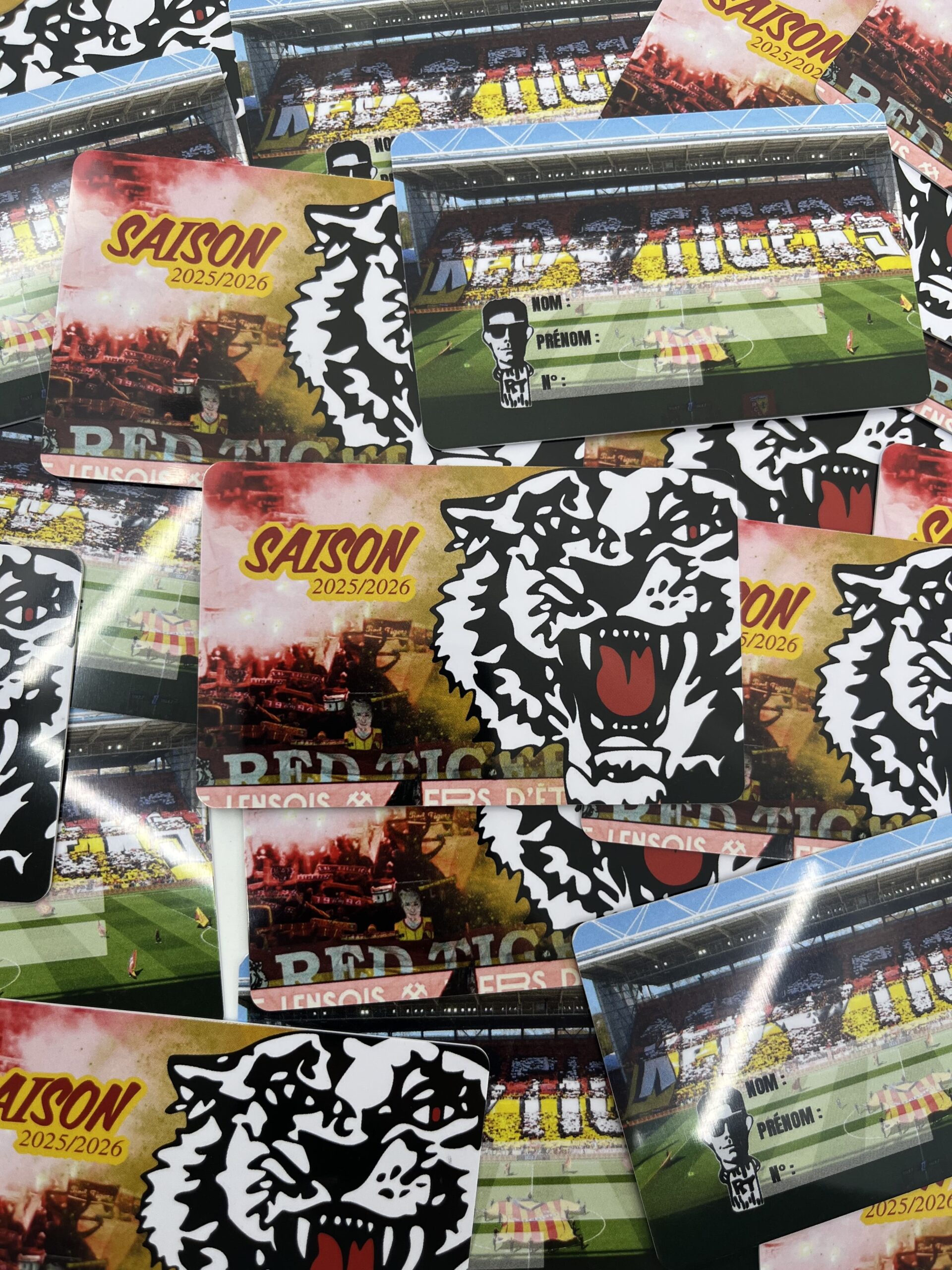 Carte de membre Red Tigers 