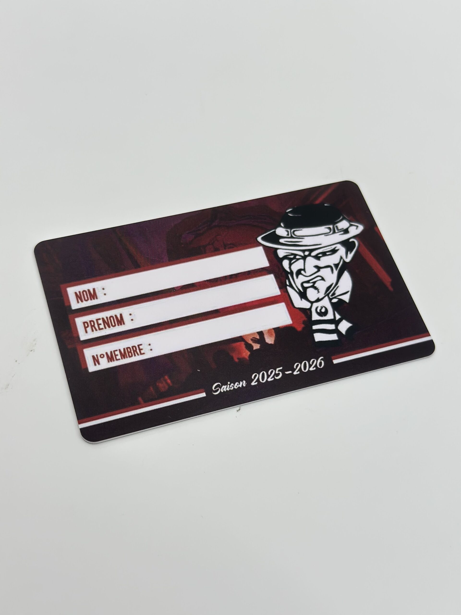 Carte PVC ultras 