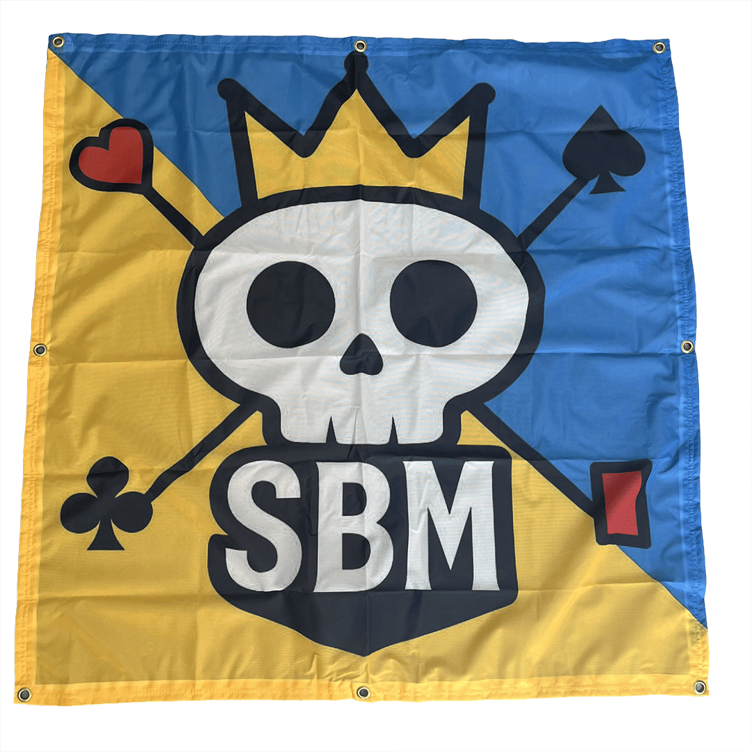 Drapeau personnalisé avec oeillet