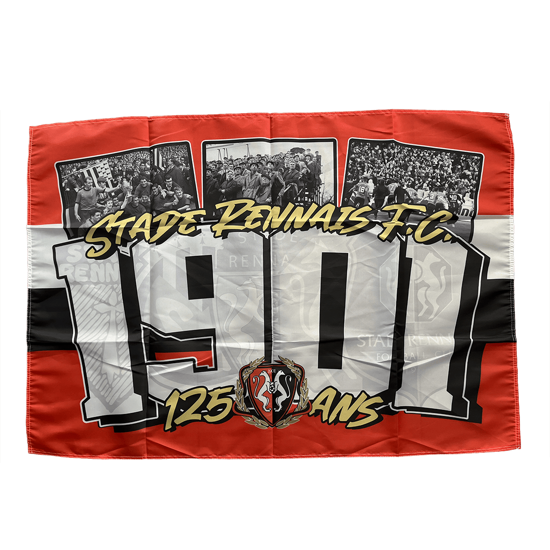 Drapeau 125 ans Stade Rennais FC