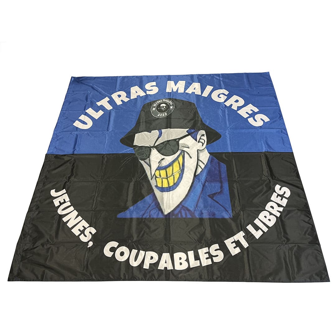 Grand drapeau Ultras Maigres