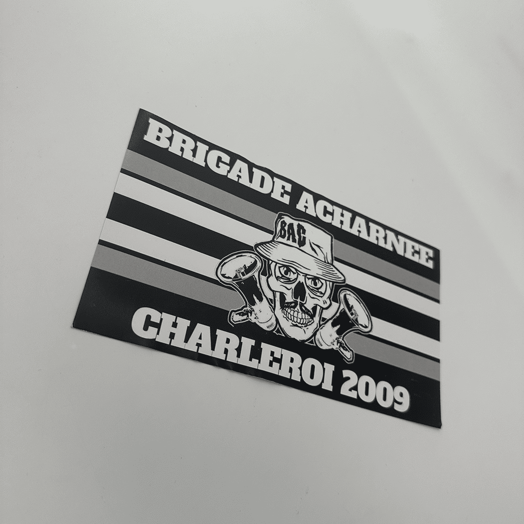 Autocollant Brigade Acharnée Charleroi